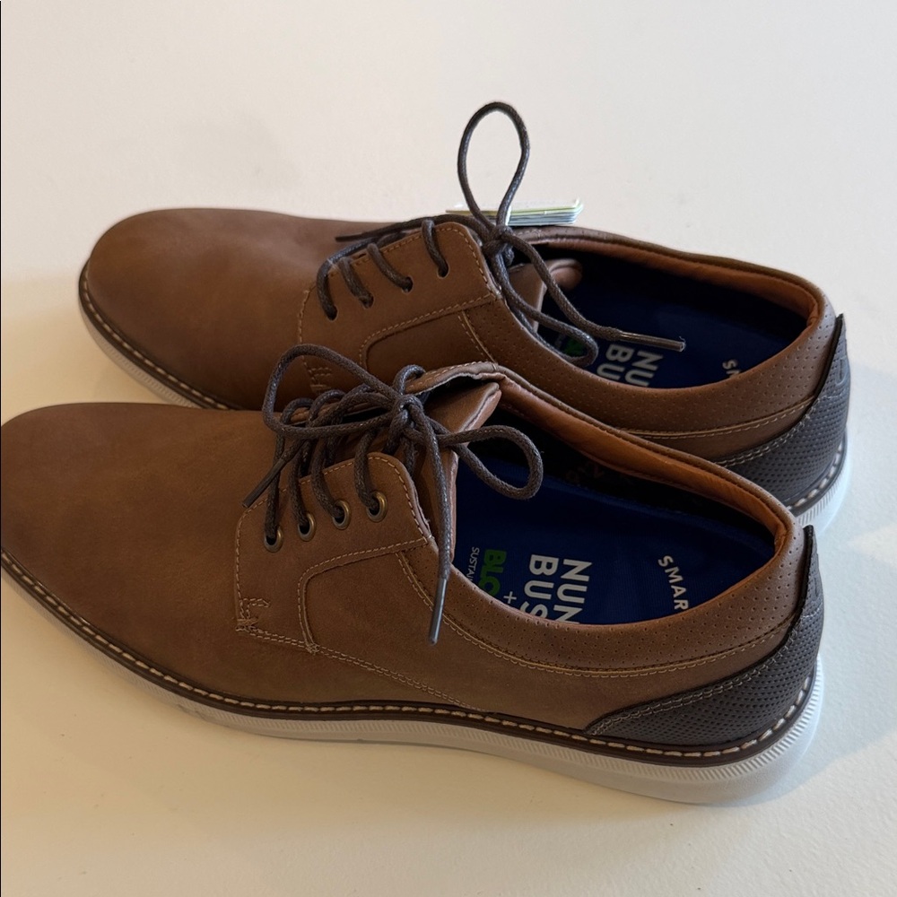 Nunn Bush Men's Brown Derby Shoes Sz 7.5.  NWOB. Tub3